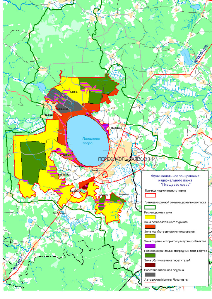Переславль залесский район карта